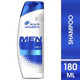 Shampoo Head & Shoulders For Men 3 En 1 180 Ml