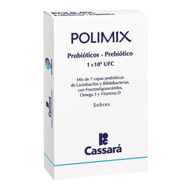 Polimix Probiótico Prebiótico 7 Cepas Prebióticas 16 Sobres