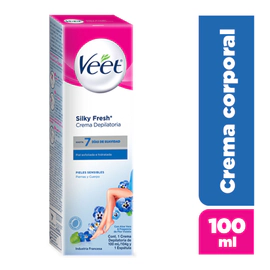 Veet Crema Depilatoria Corporal Piel Sensible 100 ml