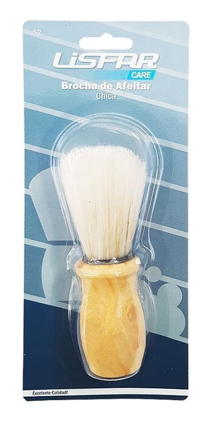 Lisfar Care Brocha De Afeitar Mango De Madera Chica