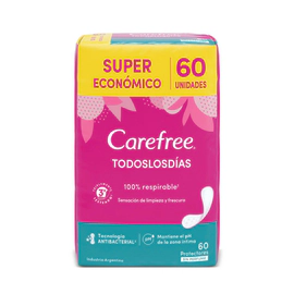 Carefree Todos Los Dias X 60 Unidades