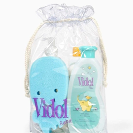 Vidol Set De Baño Bebé Colonia Polvo Shampoo Esponja