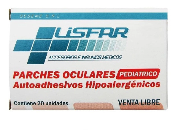 Lisfar Parche Oculares Pediátrico 20 Unidades
