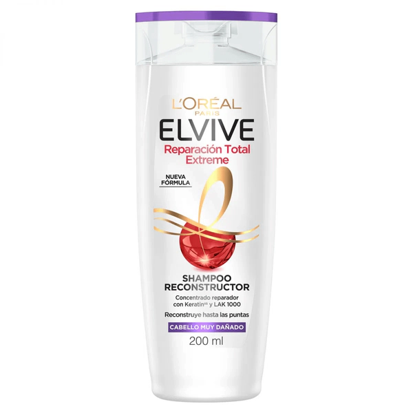 Elvive Shampoo Reparación Total 5 Extreme 200ml