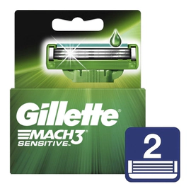 Gillette Repuesto Para Afeitar Mach3 Sensitive 2 Unidades
