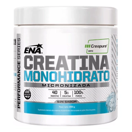 Creatina Creapure Monohidrato Ena Sport Sin Sabor 200g