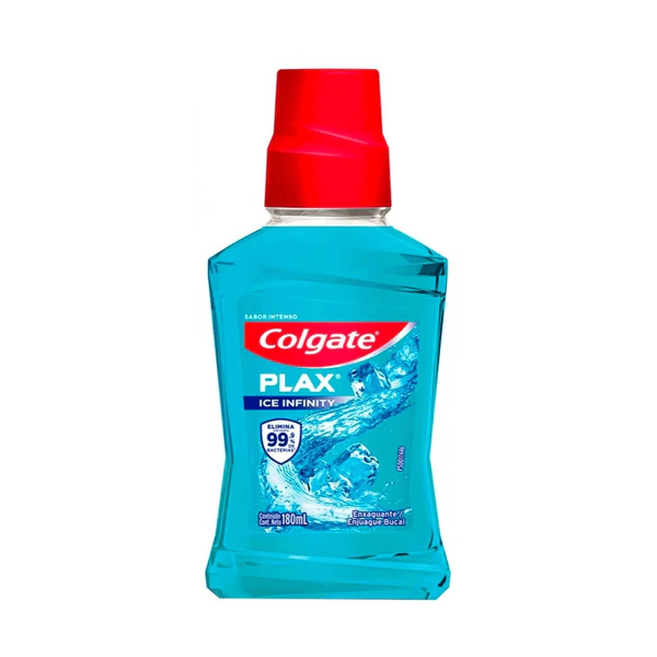 Colgate Plax Enjuague Bucal Ice Infinity Sabor Intenso 180ml