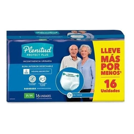 Plenitud Ropa Interior Descartable Protect Plus P/m 16 Uds