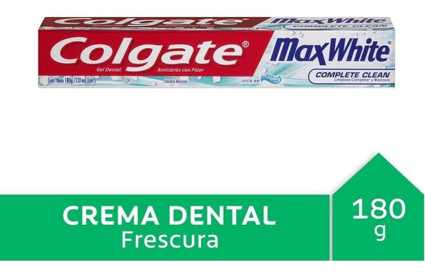 Colgate Max White Crystal Mint Crema Dental 180g