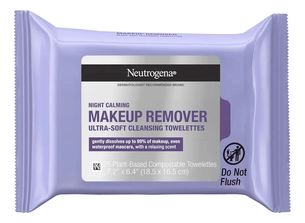 Toallitas Desmaquillantes Neutrogena Night Calming X 25 Un.