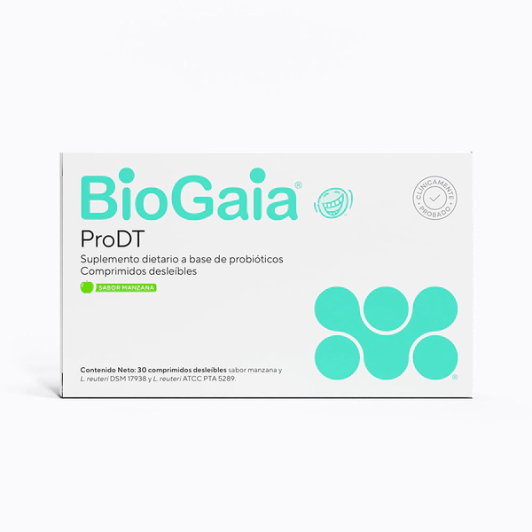 BioGaia Prodent Probiótico Sabor Manzana x 30 Comprimidos