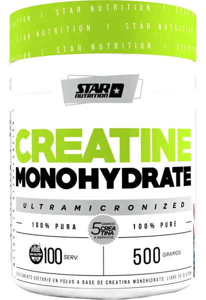 Creatina Monohidrato Pura Star Nutrition 500g Polvo