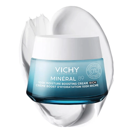 Vichy Mineral 89 Crema Boost Hidratacion 100h Rica 50ml