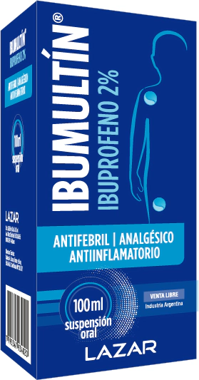 Ibumultin Ibuprofeno 2% Analgésico Antifebril suspensión 100ml