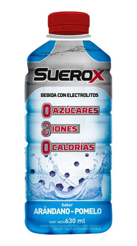 Suerox Bebida Hidratante Arandano y Pomelo 630ml