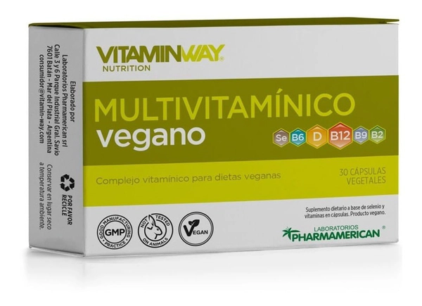 VitaminWay Multivitamínico Vegano 30 Cápsulas