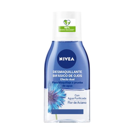 Desmaquillante bifásico de ojos NIVEA Efecto Dual para piel sensible x 125 ml