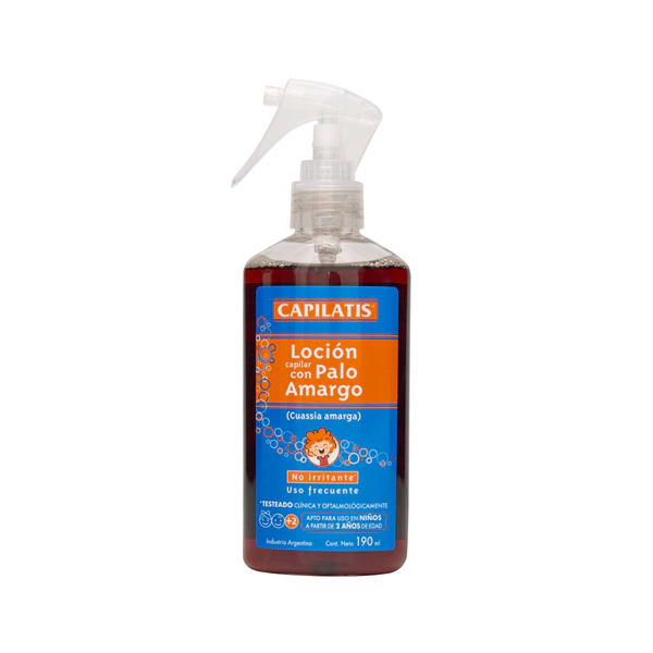 Tratamiento Capilar Prevención Piojos Capilatis Palo Amargo Loción 190mL