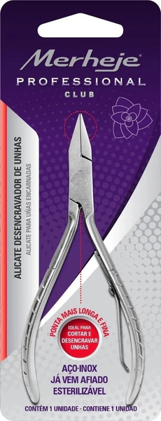 Merheje Prof Alicate P/ Uñas Encarnada Acero Inoxidable