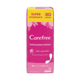 Carefree Proteccion Compact X 80 Unidades