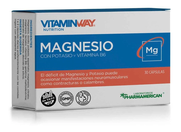 Vitaminway Magnesio 30 Cápsulas