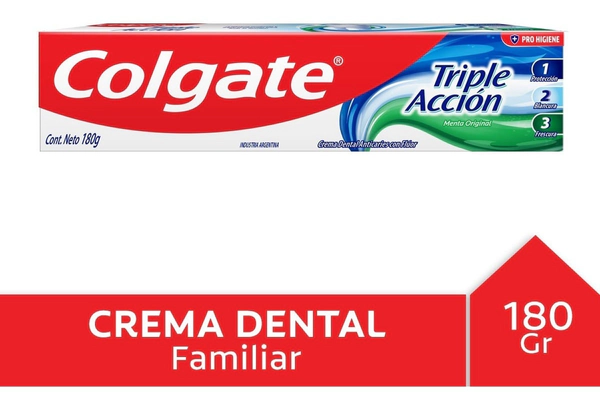 Colgate Triple Acción Triple Protección Crema Dental X180grs