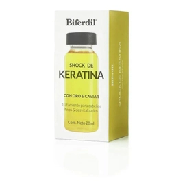 Biferdil Ampolla Shock De Keratina Oro Y Caviar 20 Ml