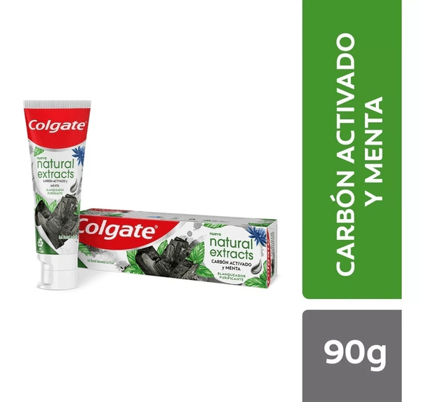 Colgate Natural Extracts Carbón y Menta Purificante Crema Dental 90g