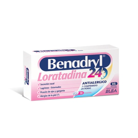 Benadryl 24 Comprimidos x10