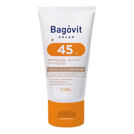 Bagóvit Protector Solar Facial Con Color Fps 45 50g