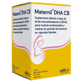 Eurolab Maternil Dha Cb Suplemento Dietario X 30 Cápsulas
