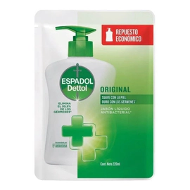 Espadol Antibacterial Original Jabón Líquido Repuesto 220ml