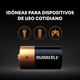Pilas Alcalinas Duracell tipo C Blister de 2 Unidades