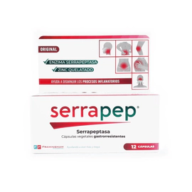 Serrapep Disminuye Procesos Inflamatorios x 12 Caps