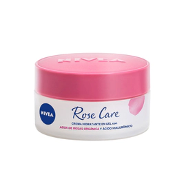 Crema facial hidratante en gel NIVEA Rose Care para todo tipo de piel x 50 ml