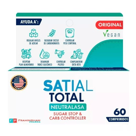 Satial Total Sugar Stop & Carb Controller Neutrasa 60 Comprimidos