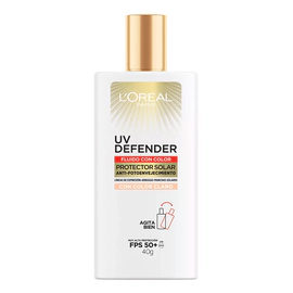 L'oréal Paris Protector Solar Diario Fluid Tono Claro Fps50 40g