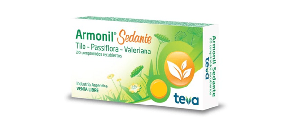 Armonil Sedante Tilo Passiflora Valeriana 40 comprimidos