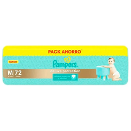 Pampers Pañales Deluxe Protection Medianos 72 Unidades