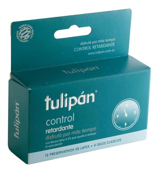 Tulipan Control Retardante Preservativo 12 Unidades