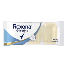 Rexona Neutro Glicerina Jabón En Barra 90 g Pack X 3 Uds