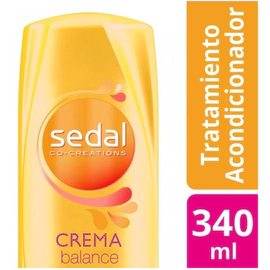 Sedal Crema Balance Acondicionador X 340 Ml