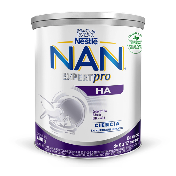 Leche Nan Ha Hipoalergenica Nestle Lata X 400grs