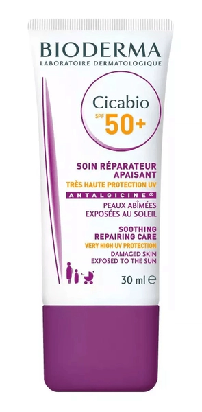 Protector Solar Bioderma Cicabio SPF 50 Repara y Protege 30ml