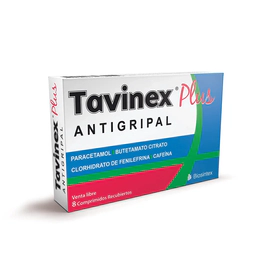Tavinex Plus Antigripal 8 comprimidos
