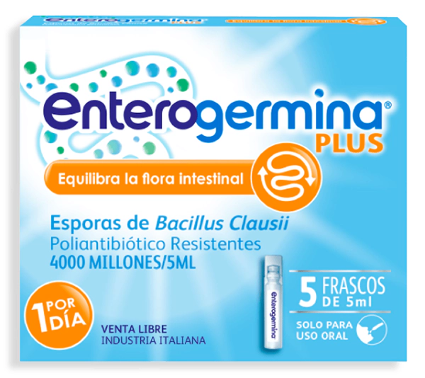 Enterogermina Plus Ampollas Bebibles x5 x5ml