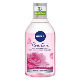 Agua Micelar Nivea Bifásica Rose Care 400 Ml