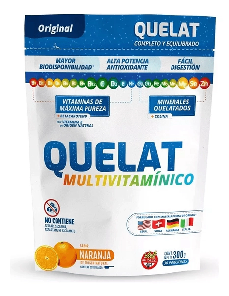 Suplemento Quelat Multivitaminico en Polvo 300g
