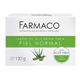 Farmaco Glicerina Jabón En Barra Con Aloe Piel Normal 100g