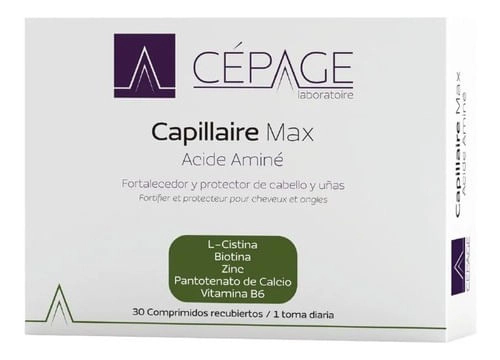Cepage Suplemento Anticaída Capillaire Max Acidé Aminé 30cmp